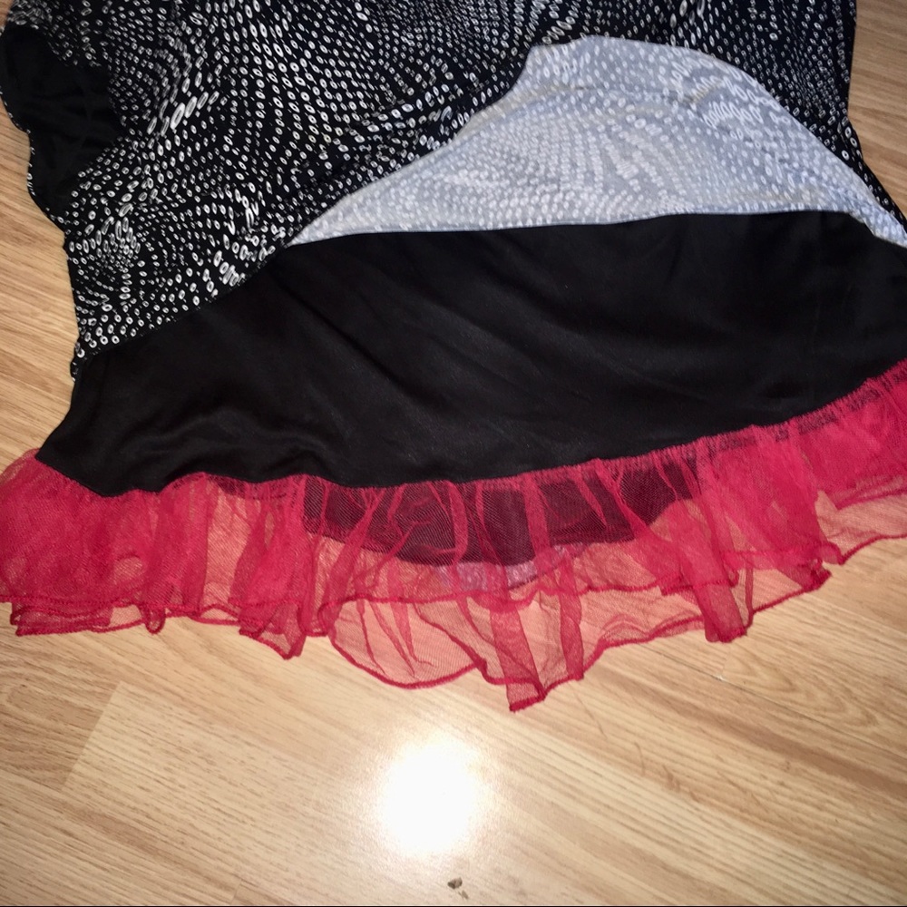* SOLD* Torrid Halter Retro Pin-Up Black Dress - Picture 9 of 13